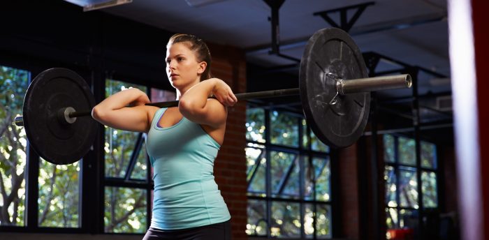 Weight training workout women