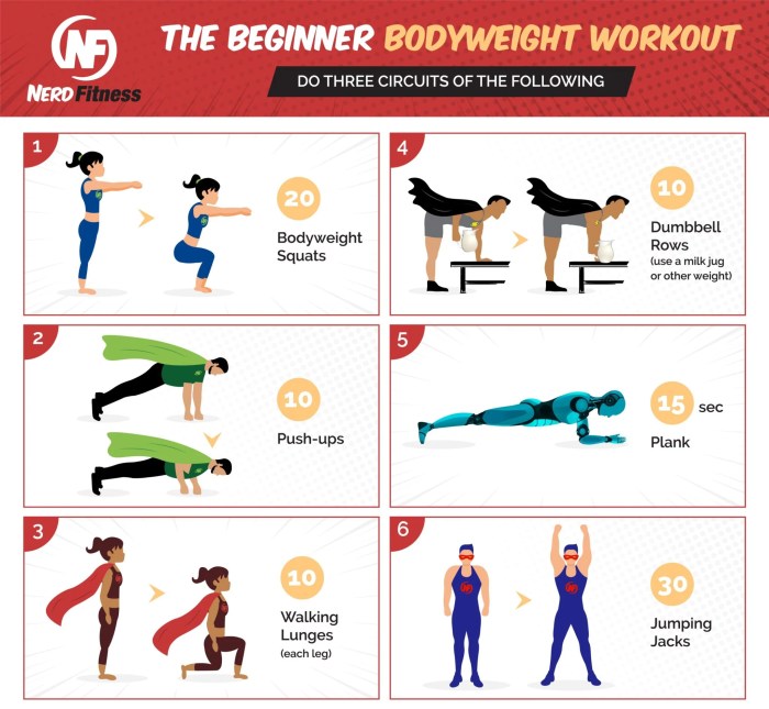 Beginner weight training program