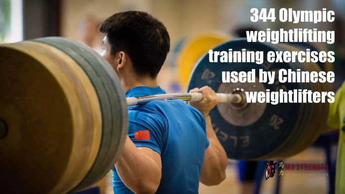 Weightlifting training routine