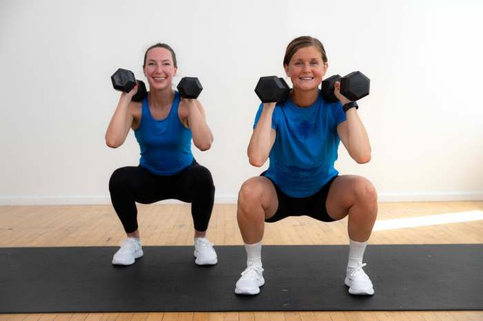 Weight training workouts for women