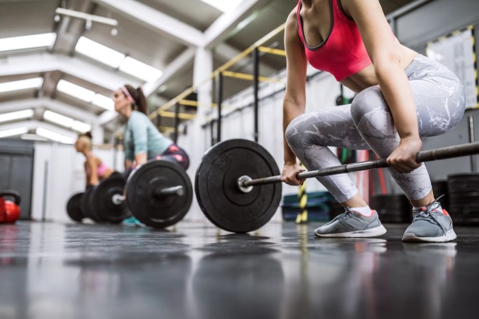 Weights in gym